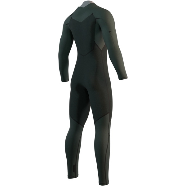 2026 Mystic Da Uomo Motion 3/2mm Chest Zip Muta 35000.250009 - Black